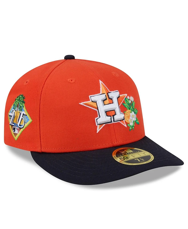 New Era Men's Orange/Navy Houston Astros 2026 Spring Training Low Profile 59FIFTY Fitted Hat