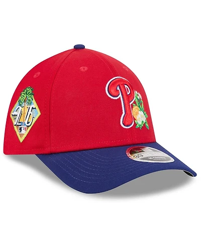 New Era Men's Red/Royal Philadelphia Phillies 2026 Spring Training M-Crown 39THIRTY Flex Hat