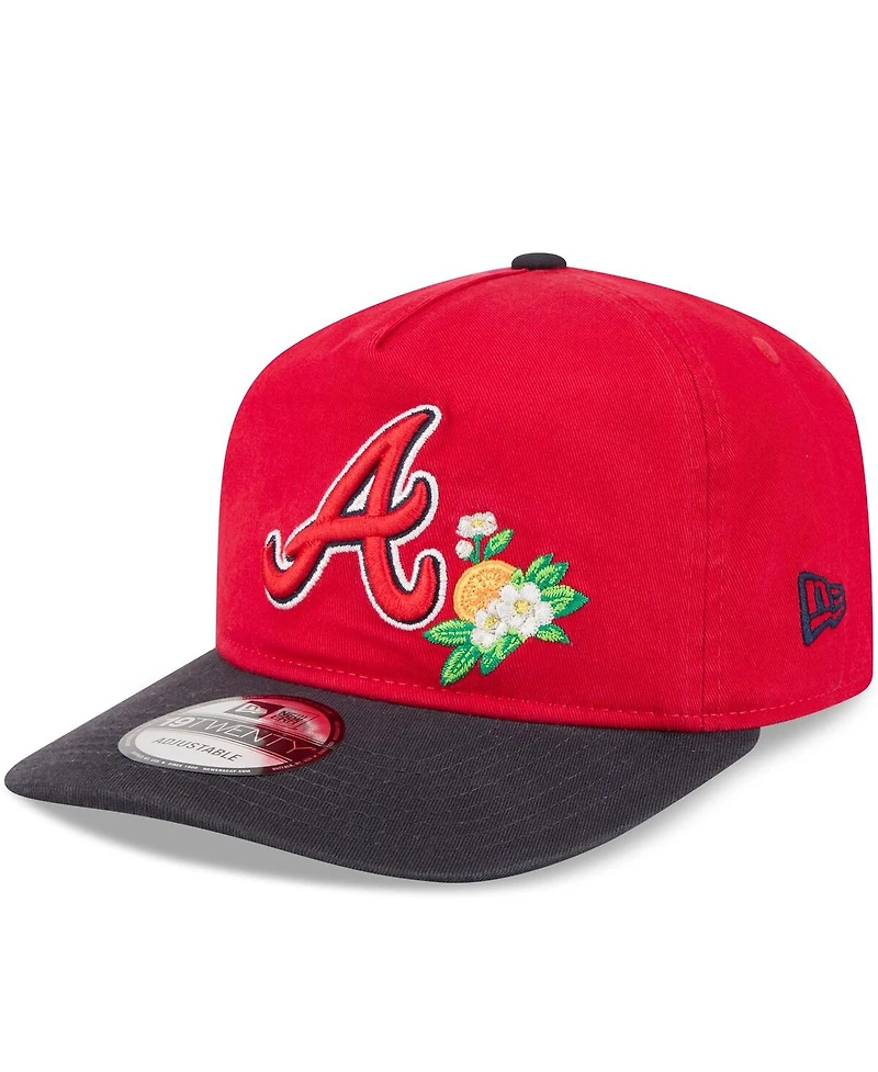 New Era Men's Red/Navy Atlanta Braves 2026 Spring Training 19TWENTY Adjustable Hat