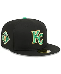 New Era Men's Black Kansas City Royals 2026 St. Patrick's Day 59FIFTY Fitted Hat