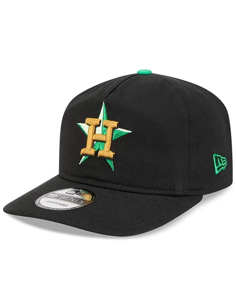 New Era Men's Black Houston Astros 2026 St. Patrick's Day 19TWENTY Adjustable Hat