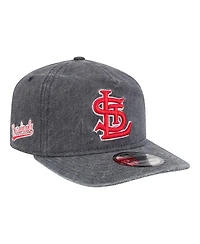 New Era Men's Heather Gray St. Louis Cardinals Throwback Denim Classic 19TWENTY Adjustable Hat