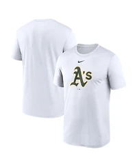 Nike Men's White Athletics New Legend Dri-fit T-Shirt