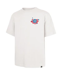 '47 Brand Men's Cream Chicago Cubs Flora Foundation T-Shirt