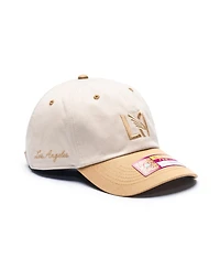 Fan Ink Men's and Women's Tan/Gold Lafc Ocean Drive Adjustable Hat