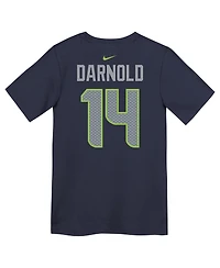 Nike Preschool Sam Darnold College Navy Seattle Seahawks Super Bowl Lx Name & Number T-Shirt