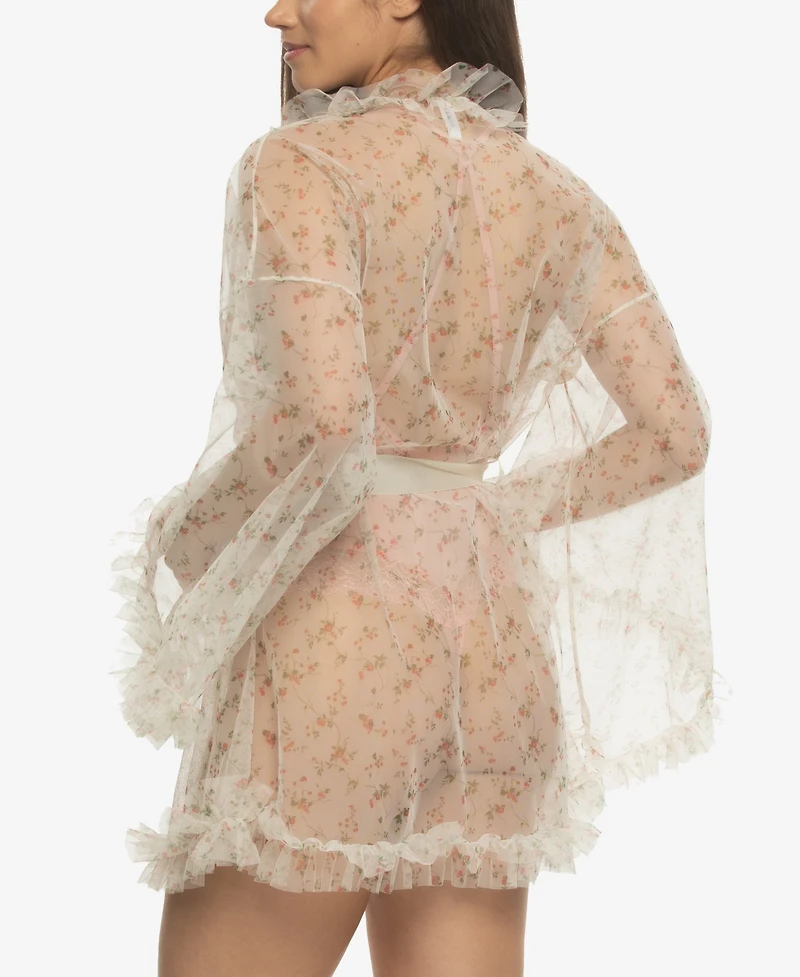 Jezebel Women's Veil Luxe Short Robe 999535P