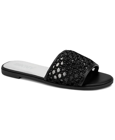 Dkny Women's Winter Slip-On Slide Sandals