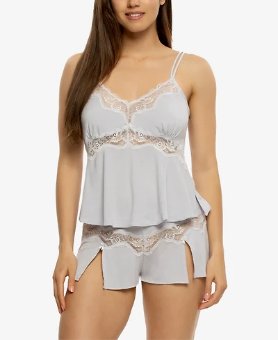 Jezebel Women's Myrna Modal Lace Cami and Shorts Set Style 999677
