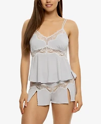 Jezebel Women's Myrna Modal Lace Cami and Shorts Set Style 999677