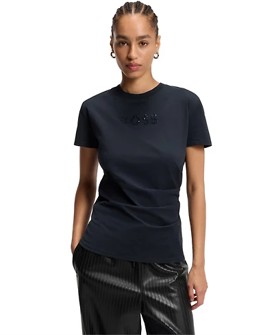 Boss by Hugo Boss Women's Mercerised Cotton Slim-Fit T-Shirt