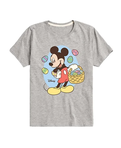 Disney Boys' Toddler 2T-5T Mickey Easter Basket Short-Sleeve Graphic T-Shirt