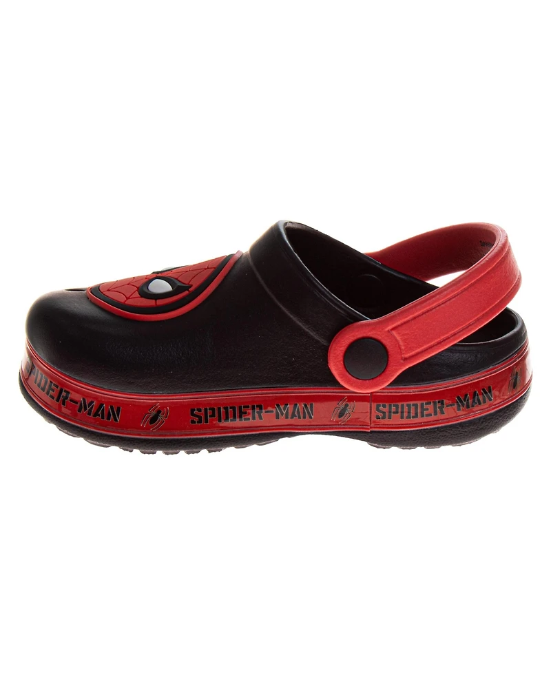 Spider-Man Toddler Marvel Spiderman Shoes, Eva Clogs, Water Shoes Pool Red and Blue Slip-On (Toddler 5-10 11-12 &pull on