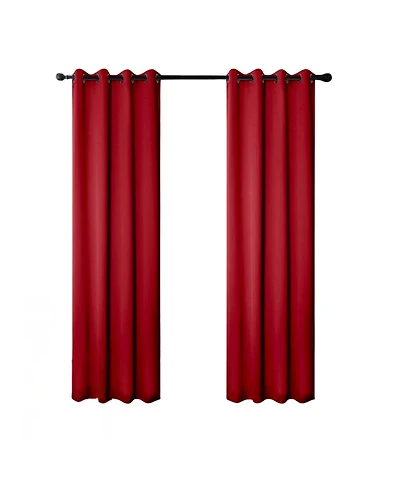 Rt Designers Collection 100% Polyester 250 Gsm Riley Blackout Grommet Panel