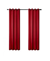 Rt Designers Collection 100% Polyester 250 Gsm Riley Blackout Grommet Panel