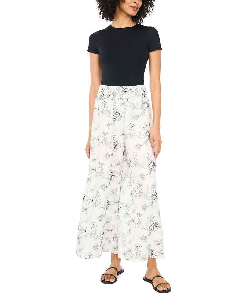 Vince Camuto Women's Cropped Wide Leg Pants