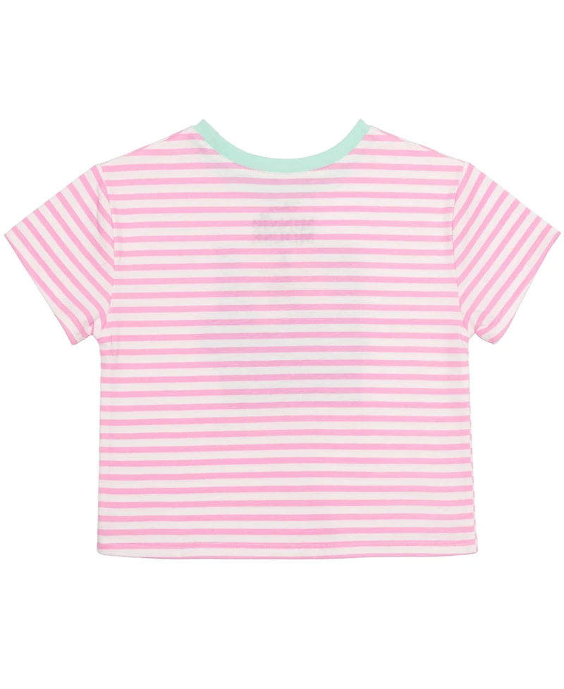 Hybrid Girls' 2T-6X Minnie Mouse Stripe T-Shirt and Skirt, 2-Piece Set