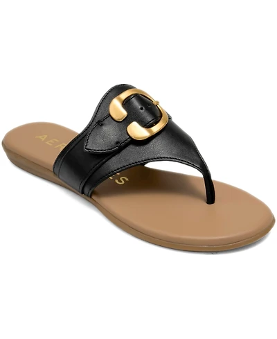 Aerosoles Women's Glitz Open Toe Flat Sandals