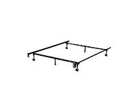 Kings Brand Furniture Twin/Full/Queen Metal Bed Frame