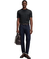 Boss by Hugo Men's Mercerized-Cotton Monogram T-Shirt