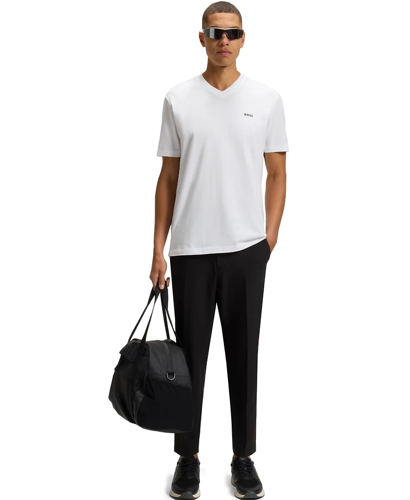 Boss by Hugo Men's Contrast Logo Regular-Fit T-Shirt