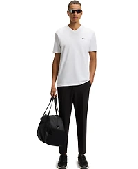 Boss by Hugo Men's Contrast Logo Regular-Fit T-Shirt