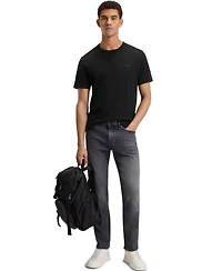 Boss by Hugo Men's Slub-Cotton Logo Detail T-Shirt