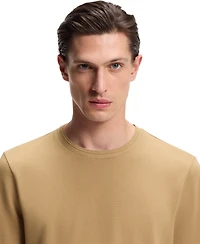Boss by Hugo Men's Cotton-Blend Regular-Fit Bubble-Jacquard T-Shirt