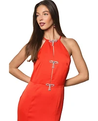 Coast Women's Diamante Bow Halter Maxi Dress