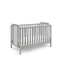 flynama 3in1 Convertible Island Crib Traditional Contemporary Style Dual Tone Finish for Baby Nursery