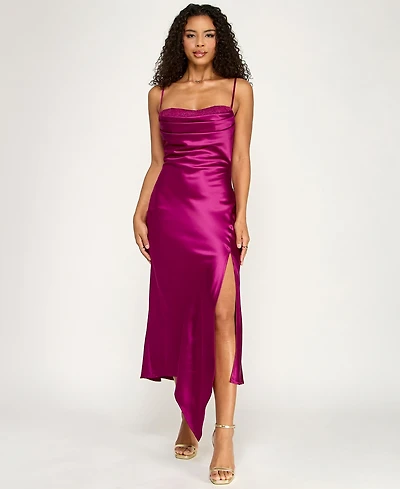 Emerald Sundae Junior's Sweetheart Neck Dress