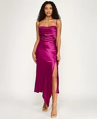 Emerald Sundae Junior's Sweetheart Neck Dress