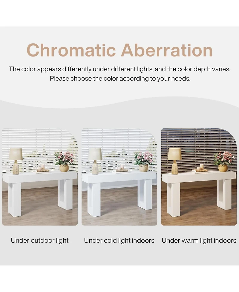 Tribesigns 63-Inch Long Console Table