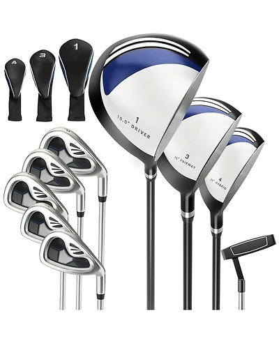 Hongge Men's 9-Piece Complete Golf Club Set
