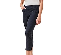 Tribal Women's Pinstripe Pull-On Pants