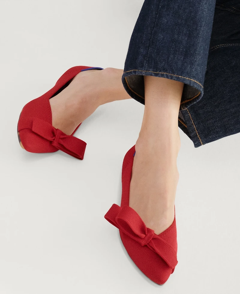 Rothy's Women's Bow Point Ii Ballet Flats