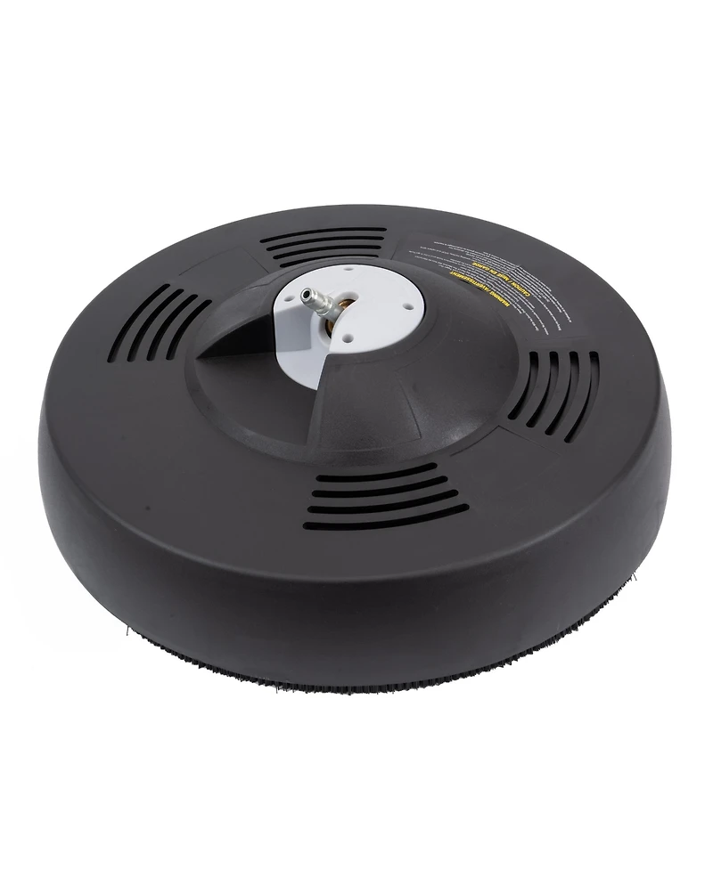 flynama 15 Inch Pressure Washer Surface Cleaner 4000 Psi Max with Dual One Quarter Mnpt Nozzles for Driveway Patio Sidewalk Cleaning