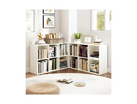 Slickblue Modern 6-Cube Organizer Bookcase with Anti-Tip Hardware