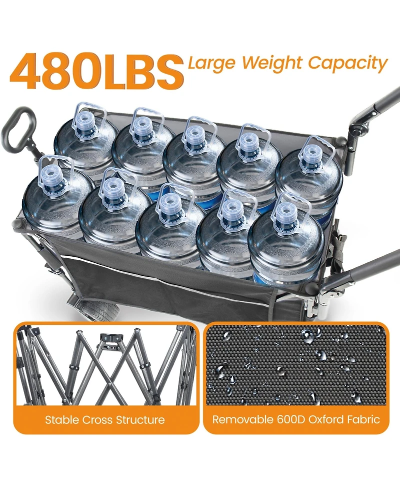 Rainsken Folding Wagon Cart