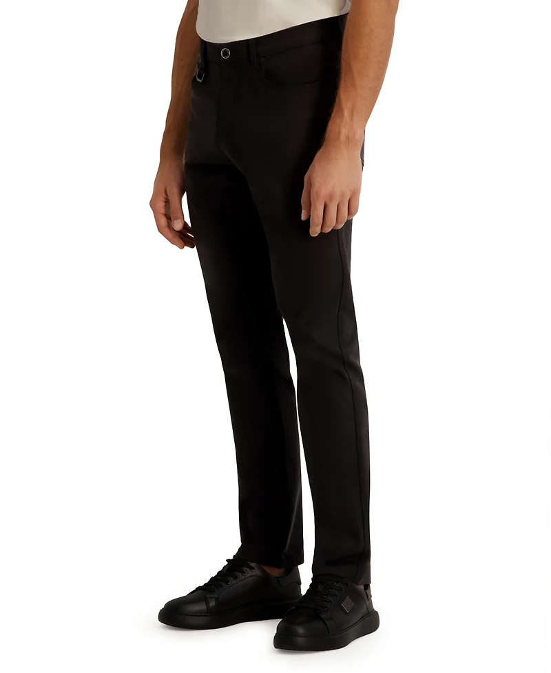 Karl Lagerfeld Paris Men's Core Slim Straight 5-Pockets Cotton Pants