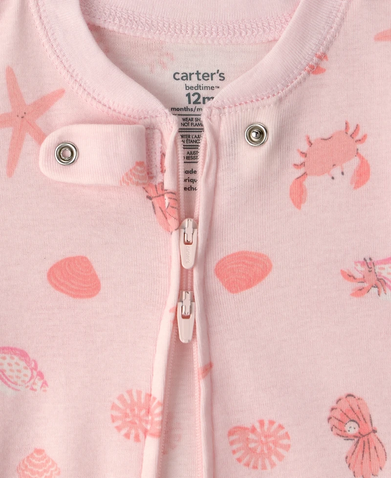 Carter's Baby Girls' Long-Sleeve Sleep & Play