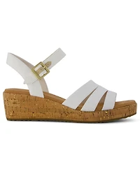 Toms Women's Julia Open Toe Wedge Sandals