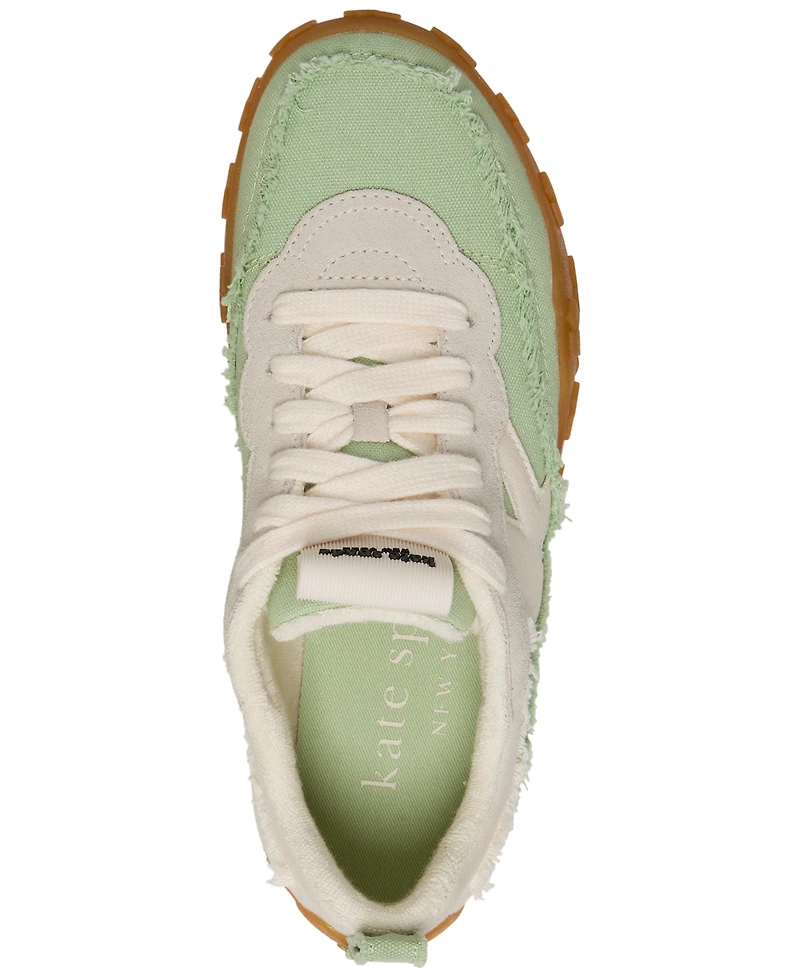 Kate spade new york Women's K As Canvas Lace-Up Sneakers