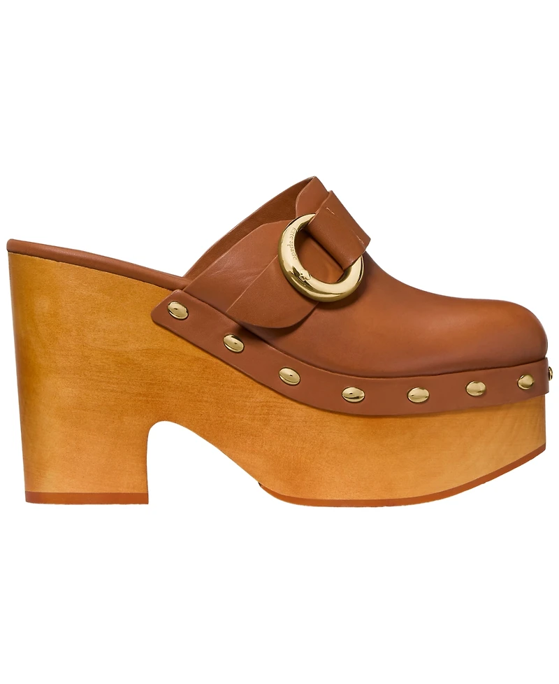 kate spade new york Women's Halo Platform Clog Mules