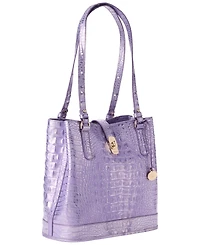 Brahmin Fiora Melbourne Embossed Leather Shoulder Bag