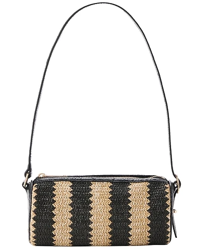 Brahmin Billie Barrel-Style Leather Shoulder Bag