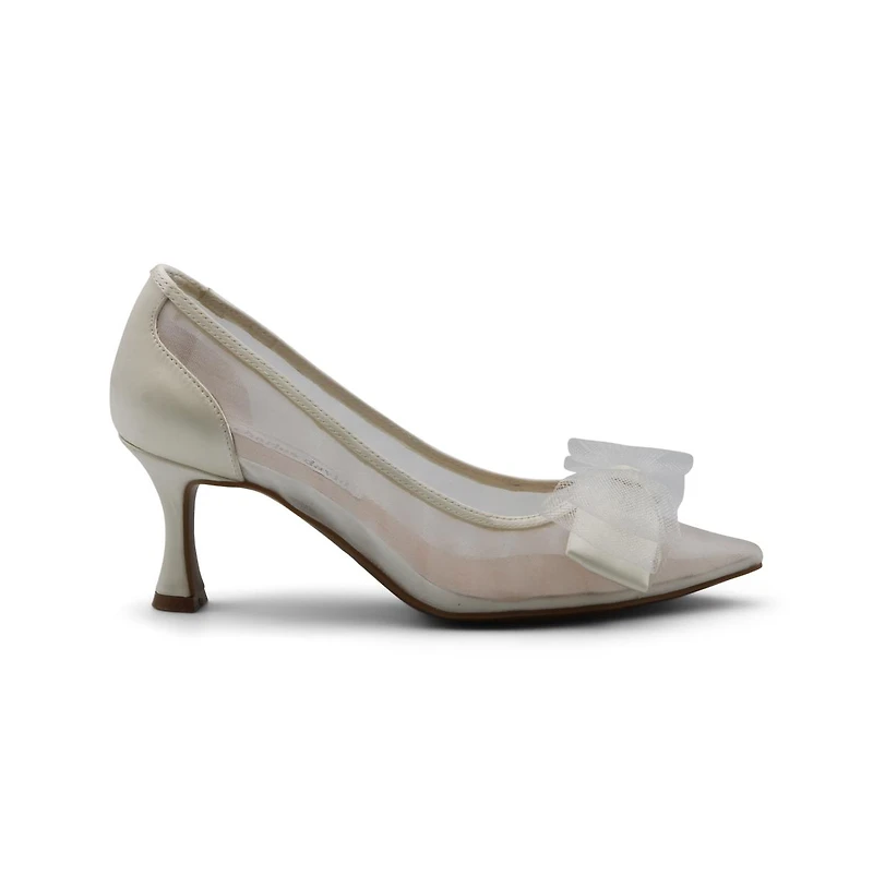 Charles David Womens Averna Mid Heel Bow Dress Pump