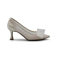 Charles David Womens Averna Mid Heel Bow Dress Pump