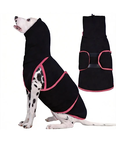 Aronkl Soft Turtleneck Dog Anxiety Jacket for Cold Weather