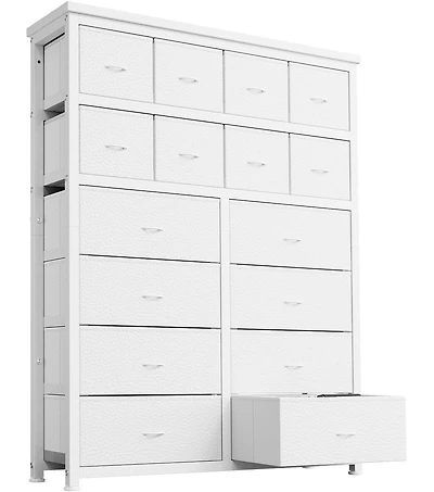 gaomon Tall Dresser for Bedroom with 16 Drawers, Fabric Chest of Drawers Organizer Unit for Closets, Living Room